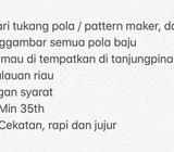 Di Cari Tukang Pola - Tanjung Pinang Kota - Jasa