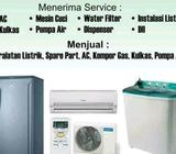 Menerima servis panggil ac,mesin cuci,kulkas,frezer - Maros Kab. - Jasa