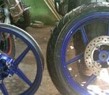 Di jual velg tapak lebar cb150r old dan megapro - Bandar Lampung Kota - Motor