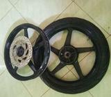 Velg vixion2010, stang jepit, fairing r15 - Binjai Kota - Motor