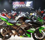 Kawasaki NINJA 650 / ER6F ABS FACELIFT 2017 Green Branded Spec Mulus - Jakarta Utara - Motor Bekas