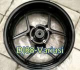 Velg er6 er6n er6f 6 inc tapak lebar velg belakang lebar delkevic - Jakarta Barat - Motor