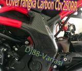 Cover rangka cbr 250rr carbon kevlar tutup rangka besi carbon kevlar - Jakarta Barat - Motor