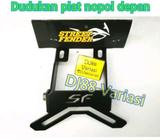 Bracket nopol w175 dudukan plat nomor depan w 175 plat nopol street fe - Jakarta Barat - Motor