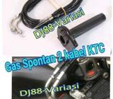 Gas Spontan Throttle 2 Kabel Dual Cable kitaco ktc CBR R25 MT25 Ninja - Jakarta Barat - Motor