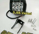 Lampu tembak cree 6 titik sorot led kotak nmax aerox ninja 250 lexi xm - Jakarta Barat - Motor