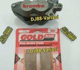 Kampas Goldfren kaliper brembo 4piston 1pin original kampas rem - Jakarta Barat - Motor