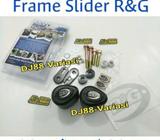 Frame slider R&G ninja 250 fi 2018 ninja 400 aerocrash rng new ninja25 - Jakarta Barat - Motor