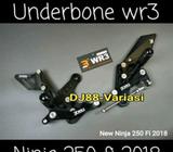Underbone wr3 ninja 250 fi 2018 footstep depan ninja 400 terbaru - Jakarta Barat - Motor