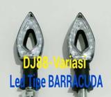 Lampu sein led , lampu reting led replika barracuda ninja250r , ninja - Jakarta Barat - Motor