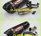 Knalpot Slip On DELKEVIC Carbon Kevlar Z250FI R25 MT25 RR MONO CBR250 - Jakarta Barat - Motor