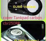 Cover tankpad carbon kevlar all new cbr 250rr , penutup tangki atas ca - Jakarta Barat - Motor