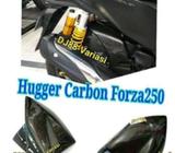 Lidah arm forza 250 carbon kevlar huger penutup spakbor belakang - Jakarta Barat - Motor
