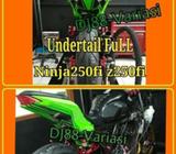 Undertail ninja 250 fi z250 fi full airbrush selancar kolong spakbor v - Jakarta Barat - Motor