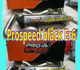 Knalpot prospeed er6 ninja 650 shark black series er6n er6f knalpot ra - Jakarta Barat - Motor
