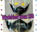 Windshield xmax 250 Smoke Carbon Visor Xmax 250 mika depan tameng depa - Jakarta Barat - Motor