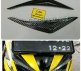 Cover list lampu depan aerox 155 tutup list lampu depan carbon utama a - Jakarta Barat - Motor