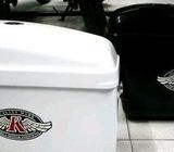 Box samping KMI hitam dan putih - Jakarta Pusat - Motor
