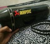 Jual knalpot akrapovic dan nassertbeet ex ninja 250 - Jakarta Selatan - Motor
