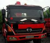 Ual Truk Crane Hino 6X4 tahun 2009 kapasitas 8 Ton - Jakarta Timur - Kantor & Industri
