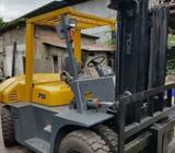 Forklift TCM 7 Ton,Mast 3 Meter,Ban Double,Tahun 2009. - Jakarta Utara - Kantor & Industri